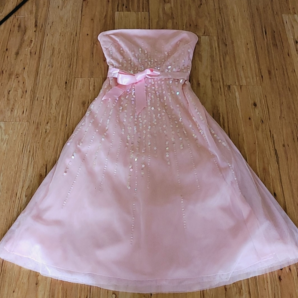BCBGMAXAZRIA Pink Dress With Sequins - Picture 7 of 8